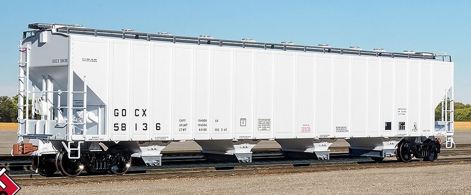 ScaleTrains Rivet Counter HO SXT33681 Pullman-Standard 5820 Covered Hopper Gulf Oil GOCX #58287