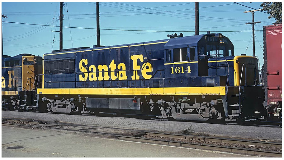 Rapido Trains Inc HO 35506 DCC/ESU Loksound Equipped GE U25B Locomotive Low Hood Santa Fe 'Pinstripe Scheme' ATSF #1610