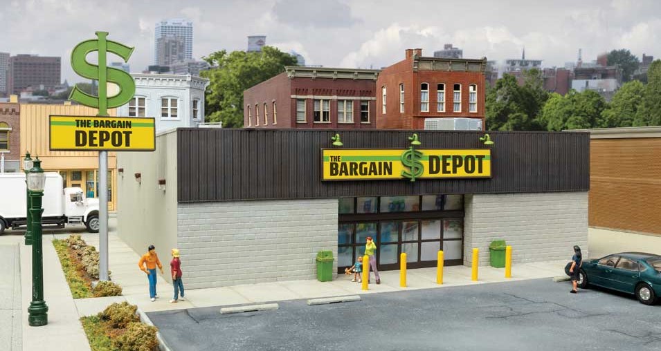 Walthers Cornerstone HO 933-4113 The Bargain Depot - Kit
