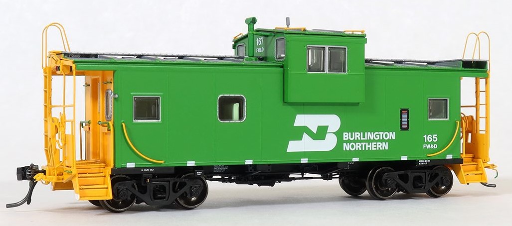 Tangent Scale Models HO 60313-01 ICC Wide Vision Cupola Caboose Fort Worth & Denver FW&D 'Delivery 1971 w/ Red-Green Lights' BN #165