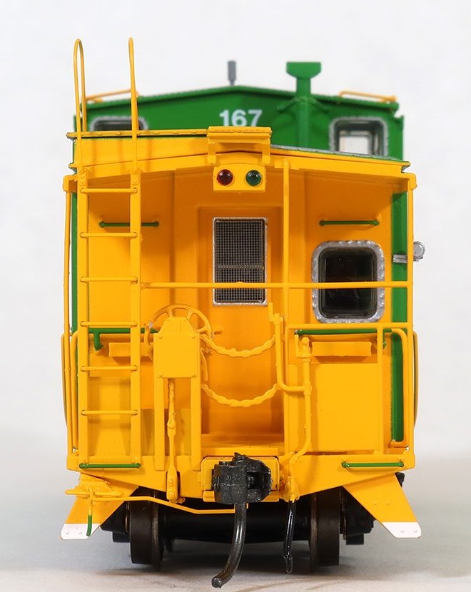 Tangent Scale Models HO 60313-02 ICC Wide Vision Cupola Caboose Fort Worth & Denver FW&D 'Delivery 1971 w/ Red-Green Lights' BN #166