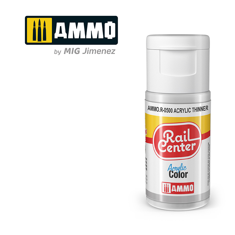 AMMO RailCenter Acrylic Color AMMO.R-0500 ACRYLIC THINNER - 15ml Bottle