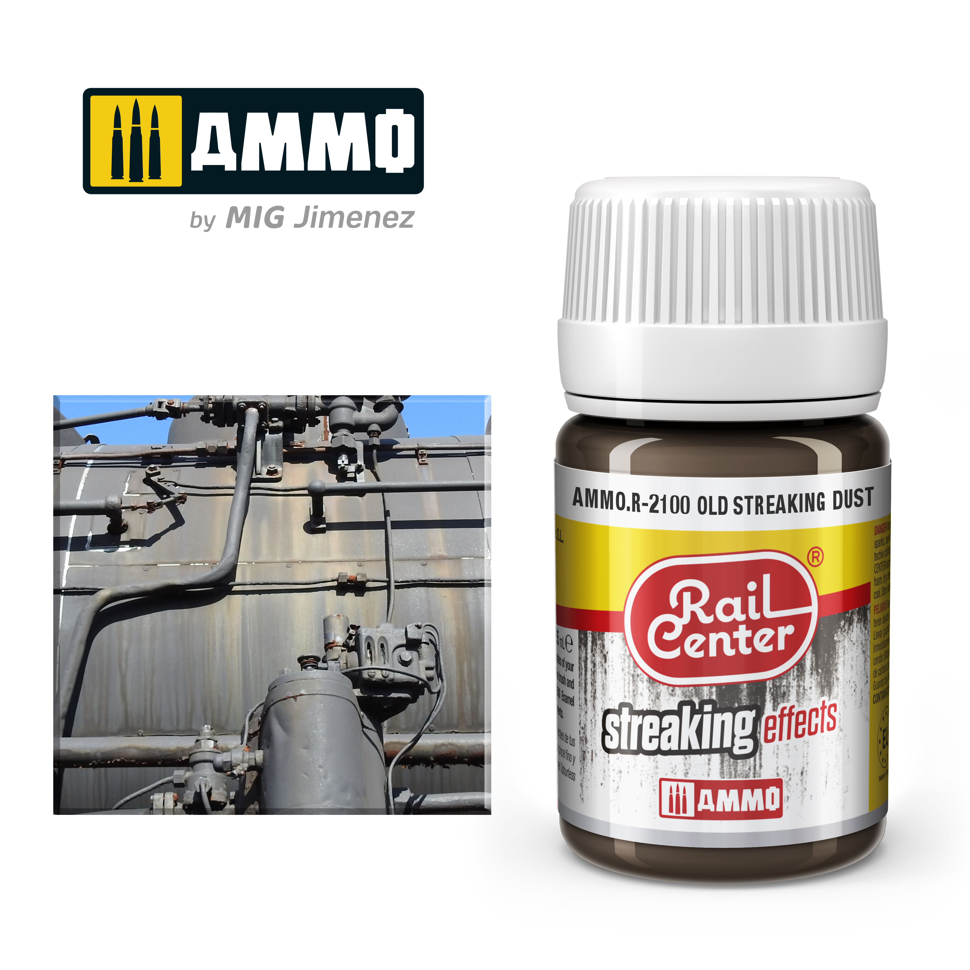 AMMO RailCenter Streaking Effects AMMO.R-2100 OLD STREAKING DUST - 35ml Bottle