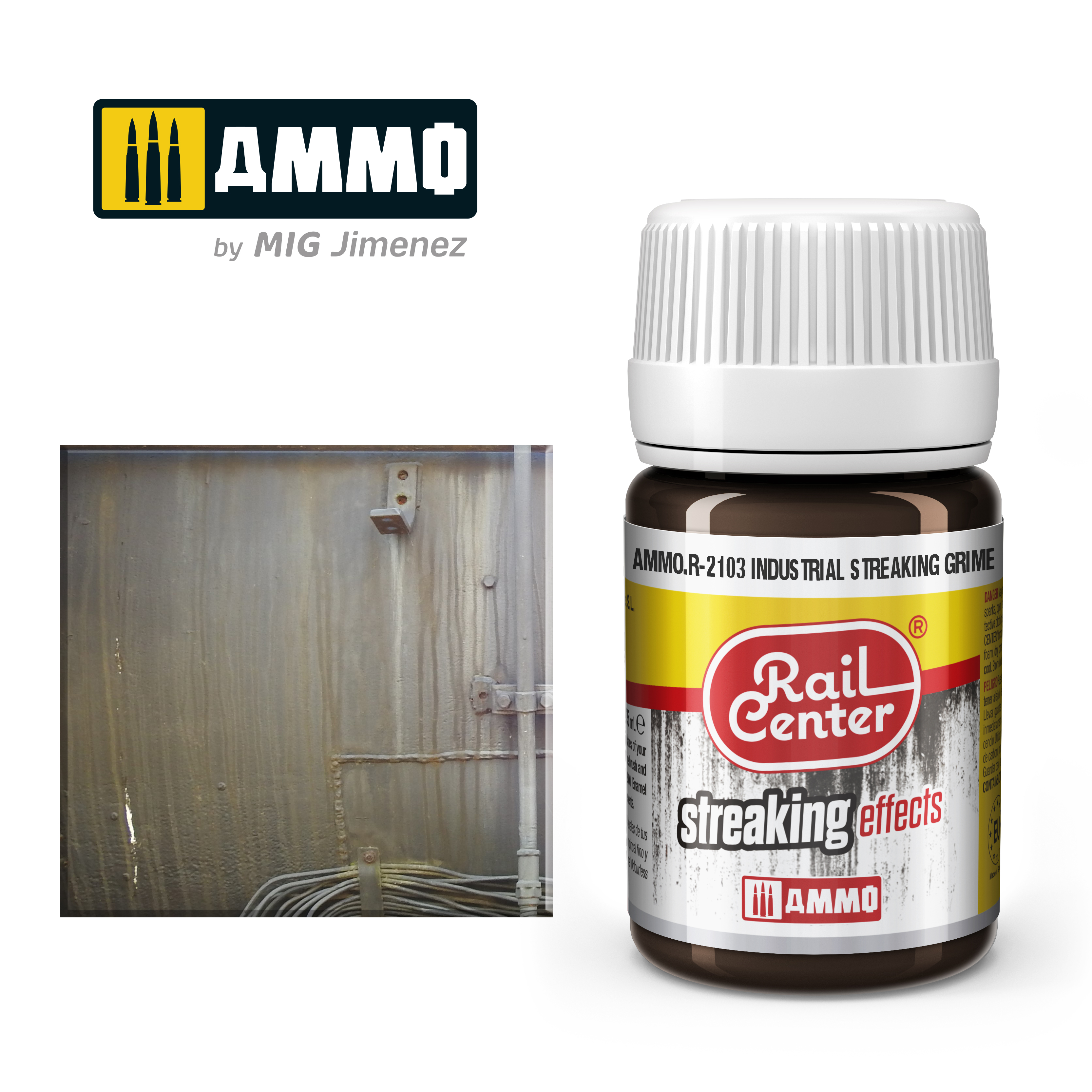 AMMO RailCenter Streaking Effects AMMO.R-2103 INDUSTRIAL STREAKING GRIME - 35ml Bottle