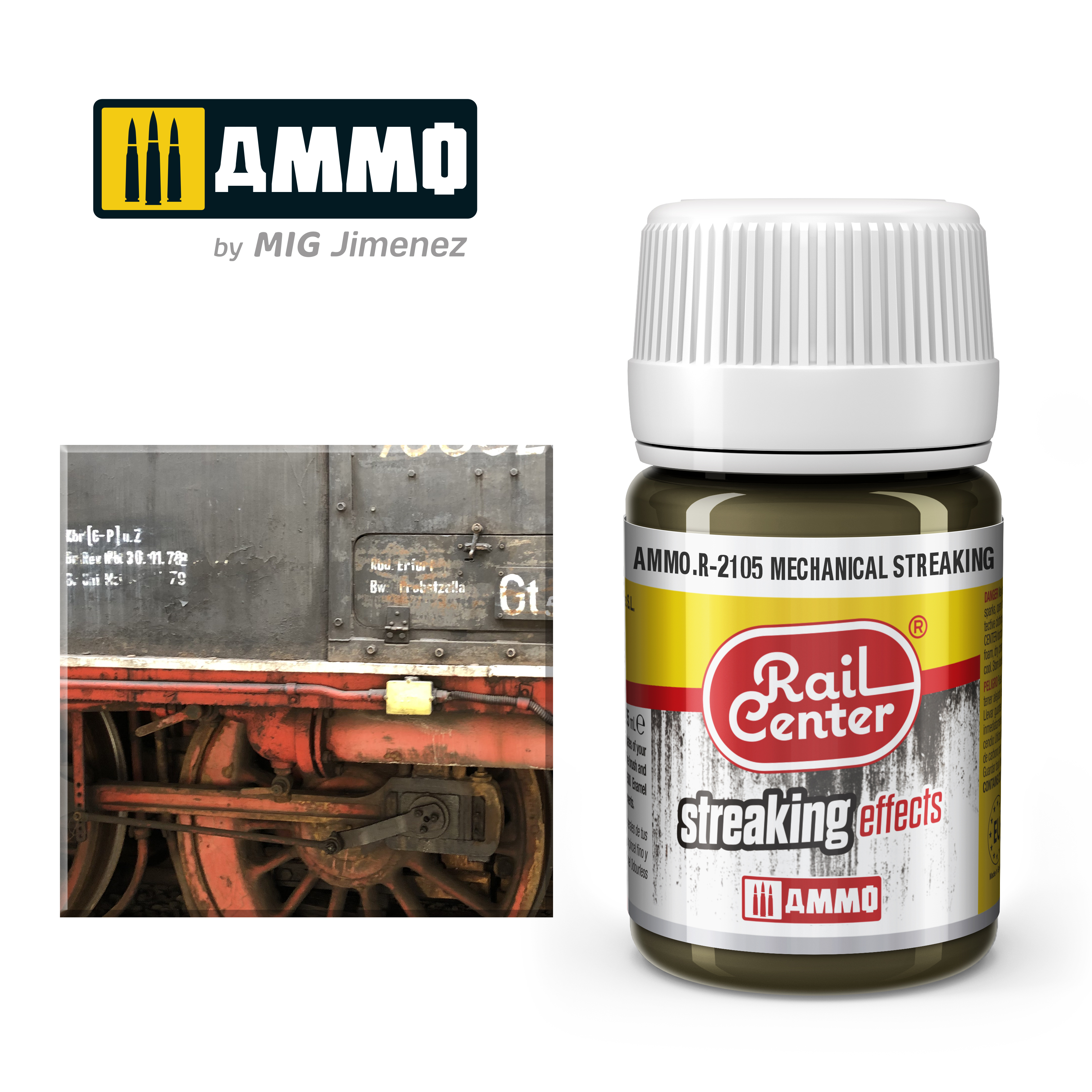 AMMO RailCenter Streaking Effects AMMO.R-2105 MECHANICAL STREAKING - 35ml Bottle