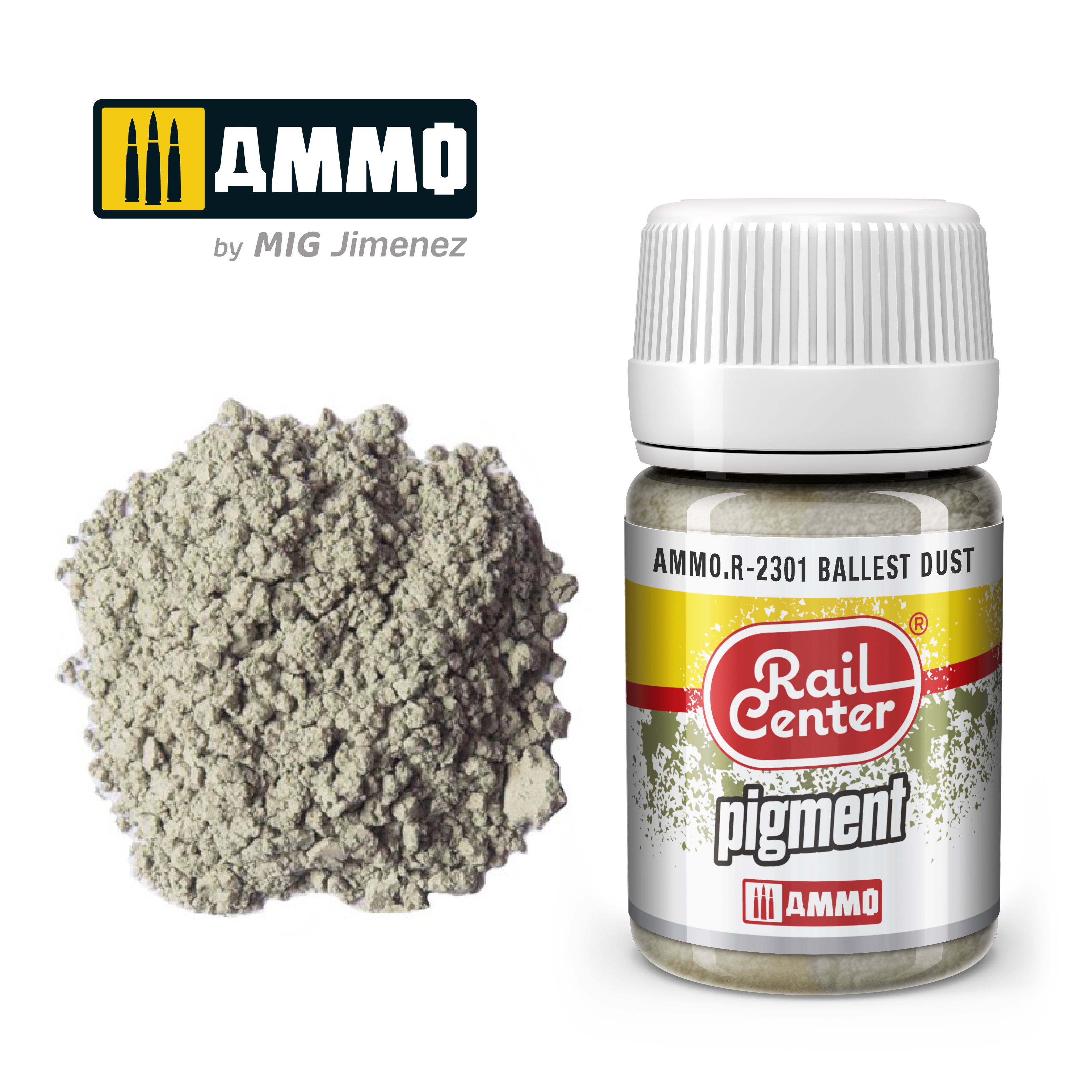 AMMO RailCenter Pigment AMMO.R-2301 BALLAST DUST - 35ml Bottle