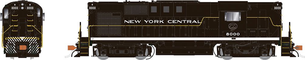 Rapido Trains Inc HO 31072 DCC Ready ALCo RS-11 Locomotive New York Central 'Capital Scheme' NYC #8000