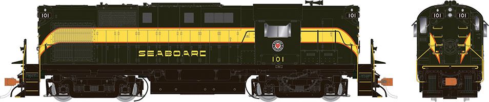 Rapido Trains Inc HO 31088 DCC Ready ALCo RS-11 Locomotive Seaboard Air Line 'Delivery' SAL #104