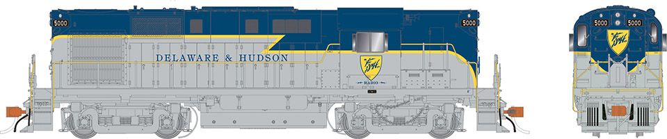 Rapido Trains Inc HO 31562 DCC/ESU Loksound Equipped ALCo RS-11 Locomotive Delaware & Hudson 'Lightning Stripe' D&H #5002