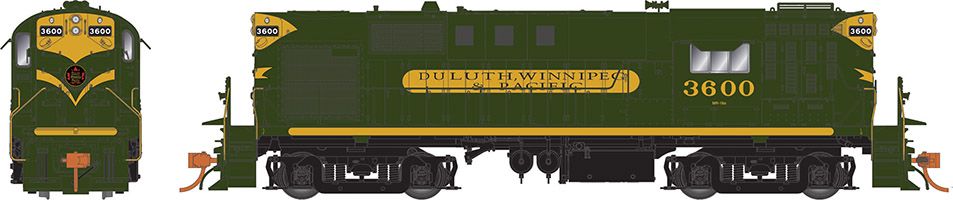 Rapido Trains Inc HO 31565 DCC/ESU Loksound Equipped ALCo RS-11 Locomotive Duluth, Winnipeg & Pacific 'Delivery' DW&P #3600