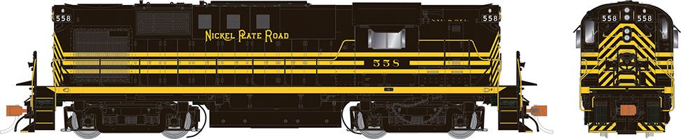 Rapido Trains Inc HO 31578 DCC/ESU Loksound Equipped ALCo RS-11 Locomotive Nickel Plate Road NKP #560