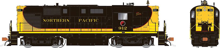Rapido Trains Inc HO 31582 DCC/ESU Loksound Equipped ALCo RS-11 Locomotive Northern Pacific 'Delivery' NP #915
