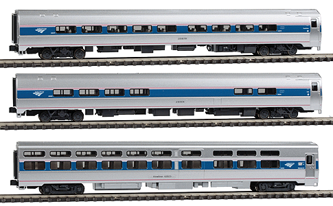 Kato N 106-6286 Amtrak Intercity Express 3-Car Set