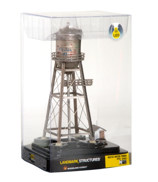Woodland Scenics N BR4954 Built Up Rustic Water Tower