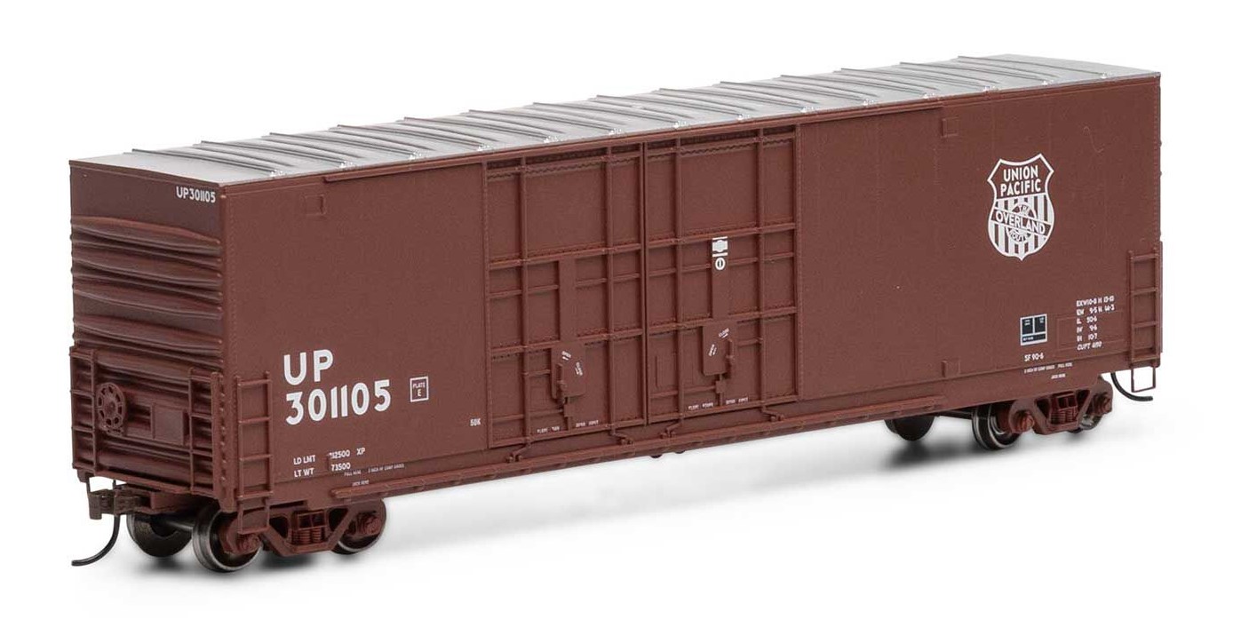 Athearn HO ATH88193 50' High-Cube Double Plug Door Box Car Union Pacific UP #301105