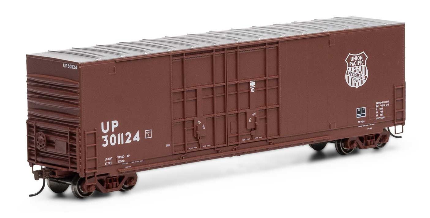 Athearn HO ATH88195 50' High-Cube Double Plug Door Box Car Union Pacific UP #301124