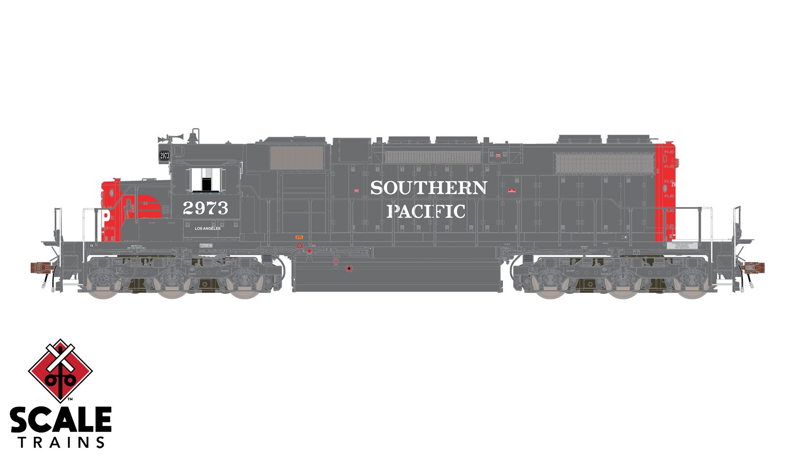 ScaleTrains Rivet Counter HO SXT33151 DCC/ESU Loksound 5 Equipped EMD SD38-2 Southern Pacific SP #2973