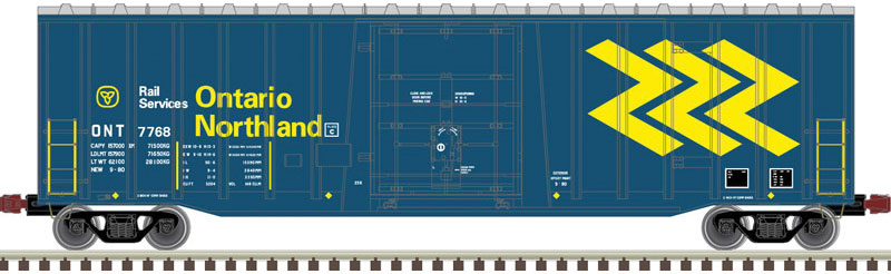 Atlas N 50005465 NSC 5111 Plug-Door Boxcar Ontario Northland ONT #7701