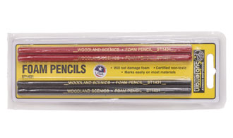 Woodland Scenics ST1431 Foam Pencils 4-Pack