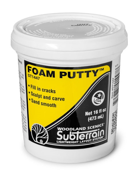 Woodland Scenics ST1447 Foam Putty - 16 oz.
