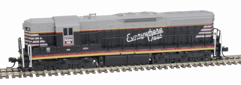 Atlas Master N 40005306 Silver Series EMD SD-7 Locomotive DCC Ready Chicago, Burlington & Quincy 'Everywhere West' slogan CB&Q #314