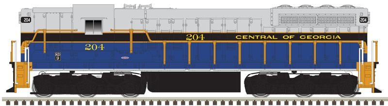 Atlas Master N 40005331 Gold Series EMD SD-9 Locomotive DCC/ESU Loksound Equipped Central of Georgia #207