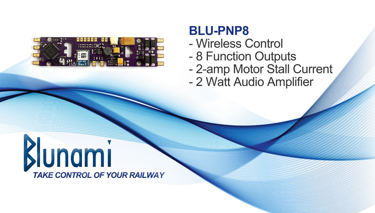 SoundTraxx Blunami 885613 BLU-PNP8 8 Function Sound Decoder - EMD