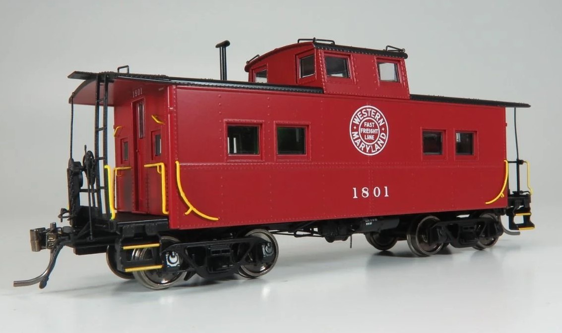 Rapido Trains Inc HO 144023 Northeastern-style Steel Caboose Western Maryland 'As Delivered Scheme' WM #1863