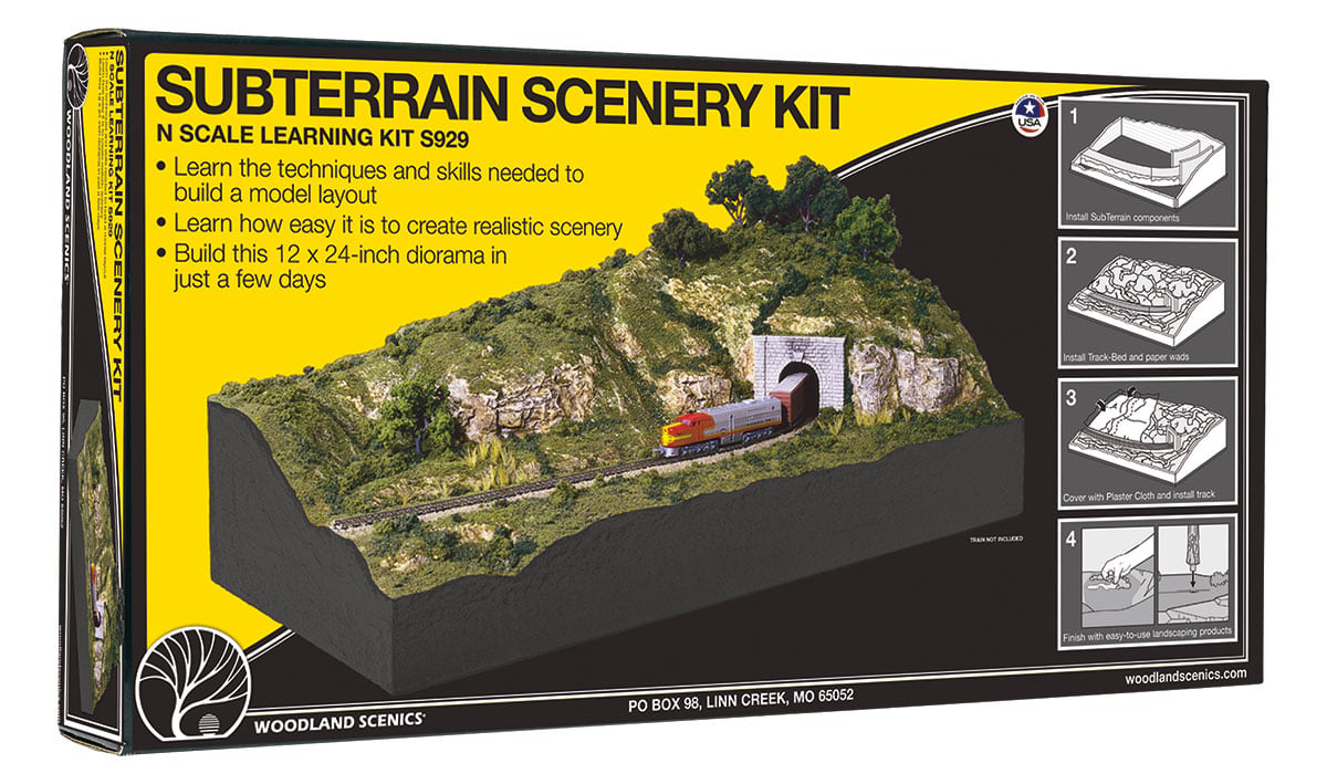 Woodland Scenics N S929 SubTerrain Scenery Kit