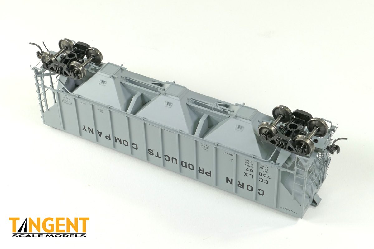 Tangent Scale Models HO 21032-02 Pullman-Standard PS-2 4427 High Side Covered Hopper Corn Products 'Delivery 1967' CCLX #70004
