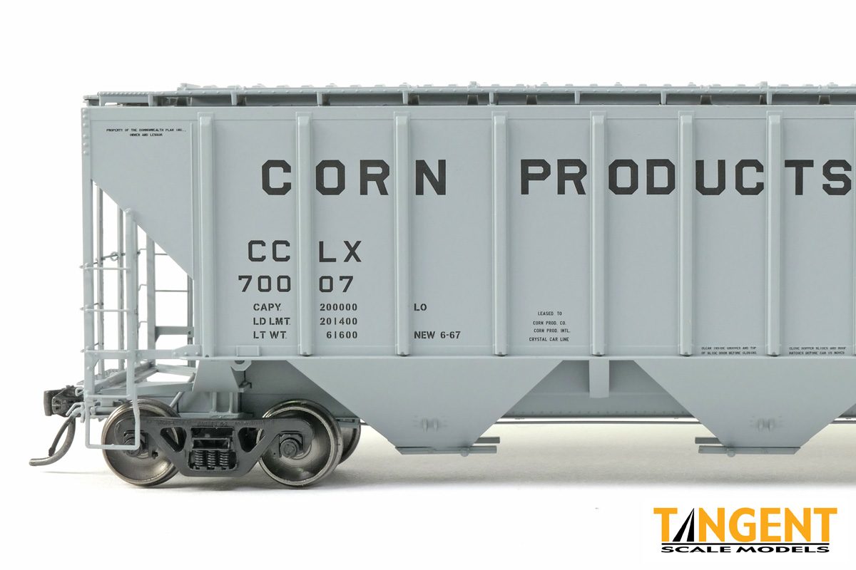 Tangent Scale Models HO 21032-04 Pullman-Standard PS-2 4427 High Side Covered Hopper Corn Products 'Delivery 1967' CCLX #70007