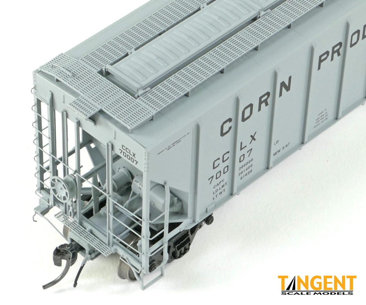 Tangent Scale Models HO 21032-04 Pullman-Standard PS-2 4427 High Side Covered Hopper Corn Products 'Delivery 1967' CCLX #70007