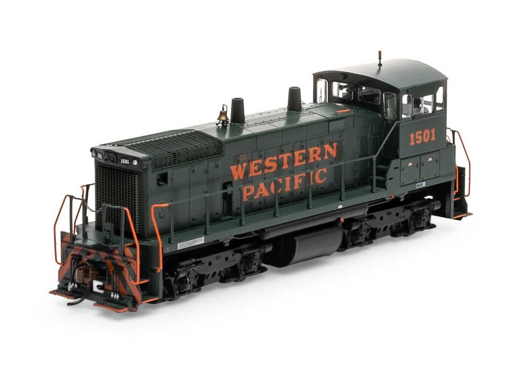 Athearn RTR HO ATH28753 DCC/Tsunami 2 Sound Equipped EMD SW1500 Western Pacific WP #1501