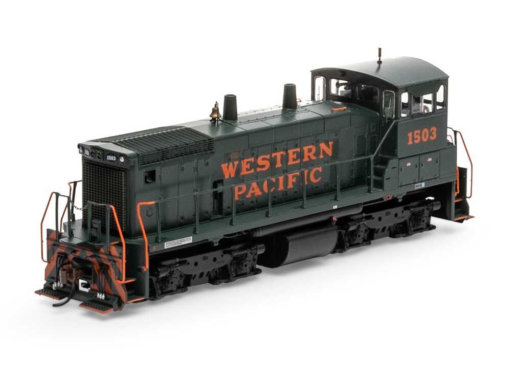 Athearn RTR HO ATH28755 DCC/Tsunami 2 Sound Equipped EMD SW1500 Western Pacific WP #1503