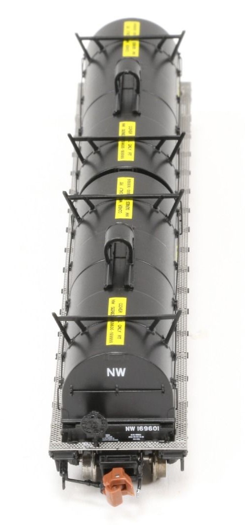 ScaleTrains Rivet Counter N SXT38660 Thrall 48' 2-Hood Coil Steel Car  Norfolk & Western 'NS Black Hoods' NW #169672