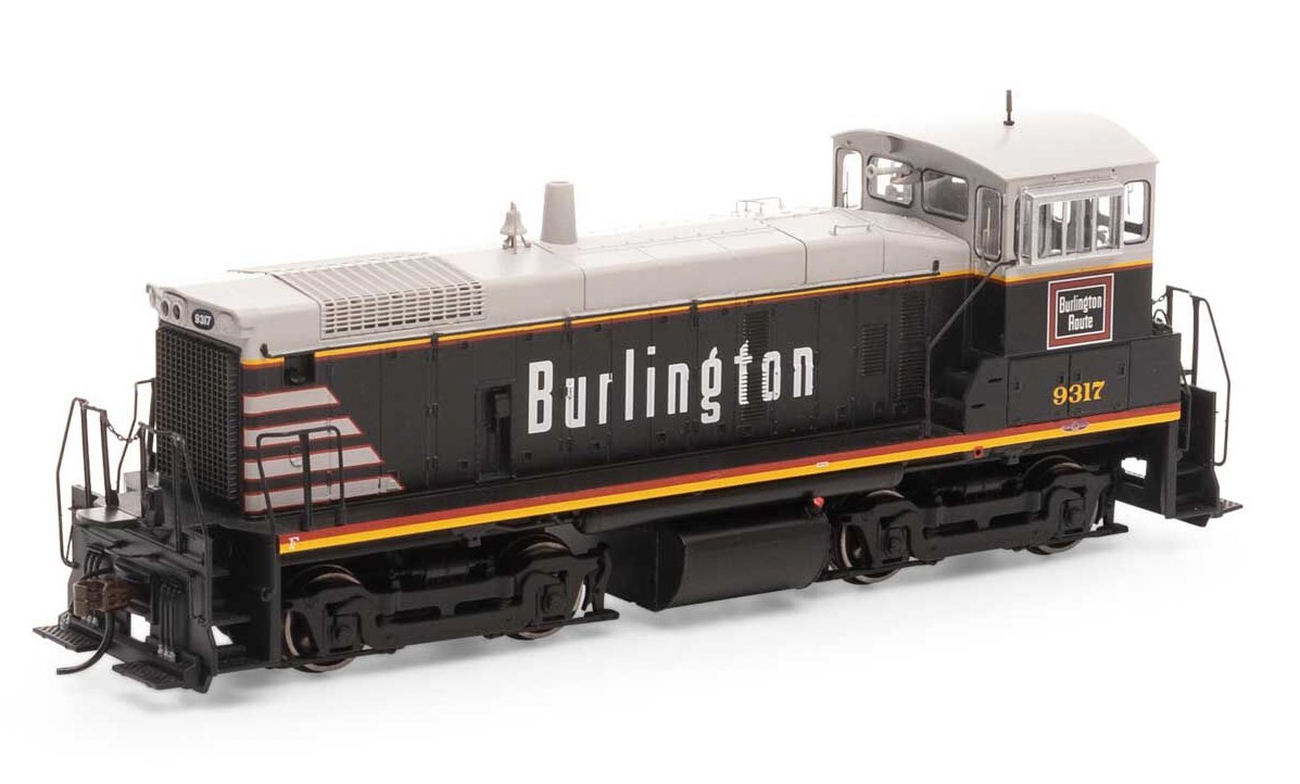 Athearn HO ATH86845 DCC/Tsunami 2 Sound Equipped EMD SW1000 Locomotive Burlington CB&Q #9317
