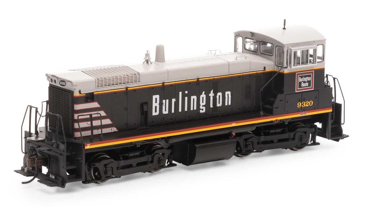 Athearn HO ATH86846 DCC/Tsunami 2 Sound Equipped EMD SW1000 Locomotive Burlington CB&Q #9320