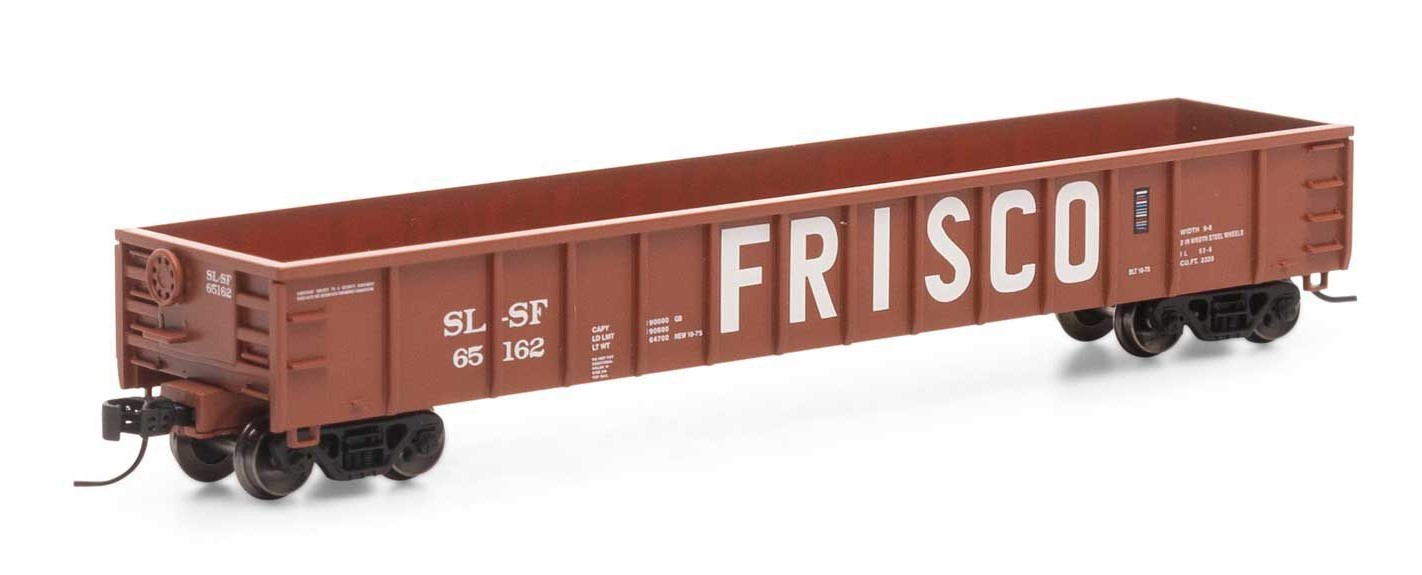 Athearn N ATH6627 52' Mill Gondola Frisco SLSF #65162