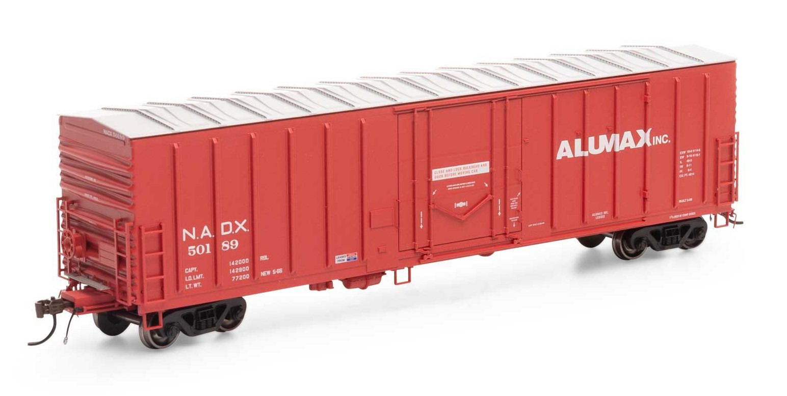 Athearn HO ATH18440 50' NACC Boxcar Alumax NADX #50189