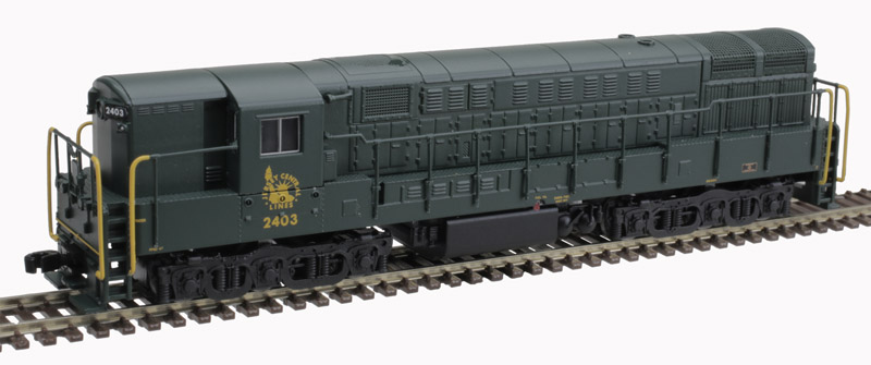 Atlas Master N 40005408 Gold Series DCC/ESU Loksound Equipped FM H-24-66 Trainmaster Phase 1b Locomotive Central Railroad of New Jersey 'Jersey Central' #2405
