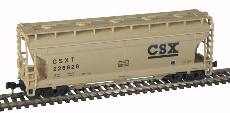 Atlas Trainman N 50006114 ACF 3560 Center-Flow Covered Hopper CSX CSXT #226814