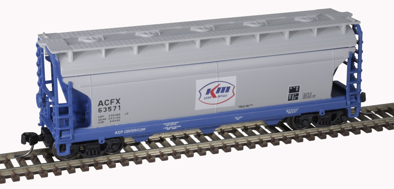 Atlas Trainman N 50006118 ACF 3560 Center-Flow Covered Hopper Kerr-McGee ACFX #63506