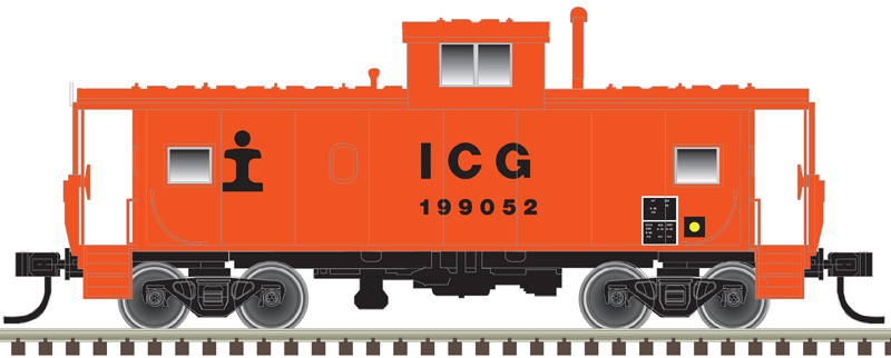 Atlas Master HO 20006233 Standard Cupola Caboose Illinois Central Gulf ICG #199053