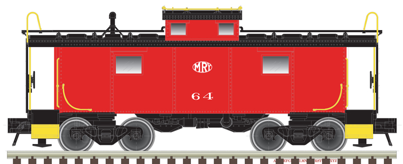 Atlas Master HO 20007007 NE-6 Caboose Monongahela MRY #71
