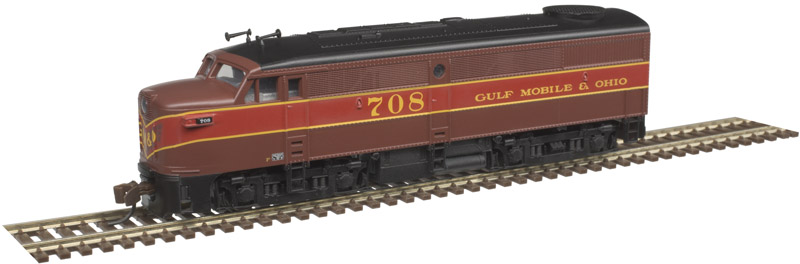 Atlas Master Gold Series N 40004567 DCC/ESU LokSound Equipped ALCO FA-1 Locomotive Gulf, Mobile & Ohio GM&O #708