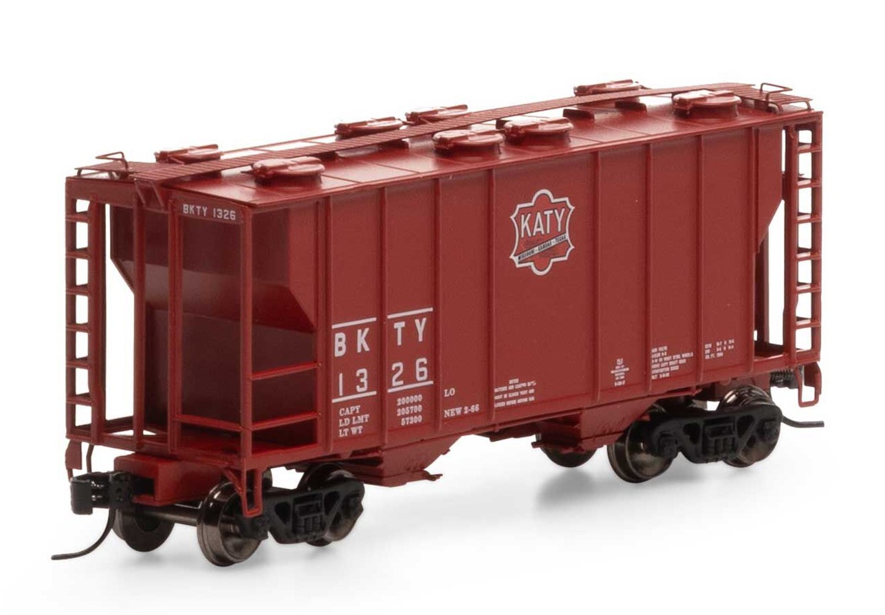 Athearn N ATH17253 PS-2 2600 Covered Hopper Katy BKTY #1326