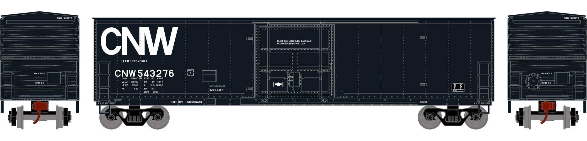 Athearn HO ATH70750 50' Superior Plug Door Box Car CNW #543276