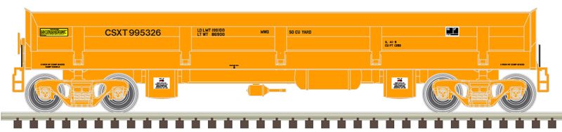 Atlas Master N 50006050 Difco Side-Dump Car CSXT #913326