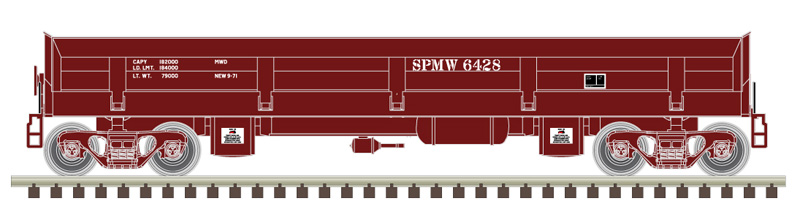 Atlas Master N 50006064 Difco Side-Dump Car Southern Pacific SPMW #6432