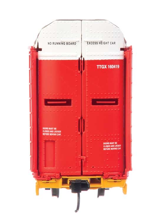 WalthersProto HO 920-101512 89' Thrall Bi-Level Auto Carrier Canadian Pacific CP Rail TTGX #160419